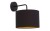 Lampa ścienna kinkiet Loft ALICE GOLD I B 9084 NOWODVORSKI Lighting E27 nowoczesna oświetleniowa Industrialna abażur tkanina czarno-złoty czarny złoty metal Inspiracje Premium