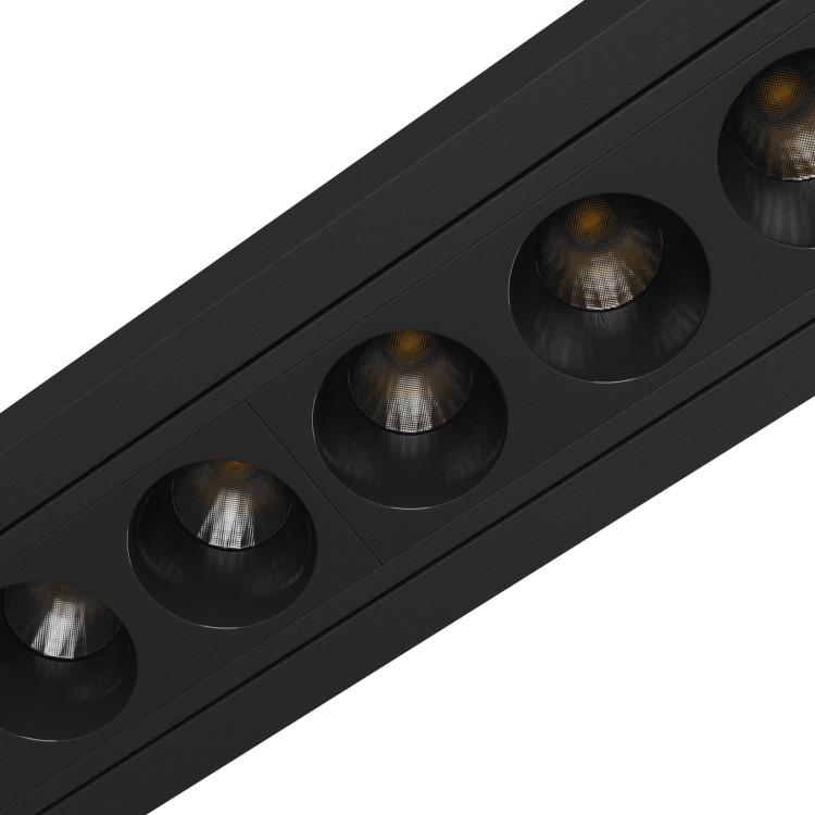 GRID S Oprawa podtynkowa 12W CCT 230V 40st IP20 230x34x61mm czarny 5 Lat Gwarancji WLD+20012_CCT SPECTRUM LED