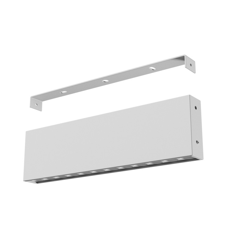 GRID S Oprawa natynkowa 12W CCT 230V 40st IP20 222x26x60mm biały 5 Lat Gwarancji WLD+20013_CCT SPECTRUM LED