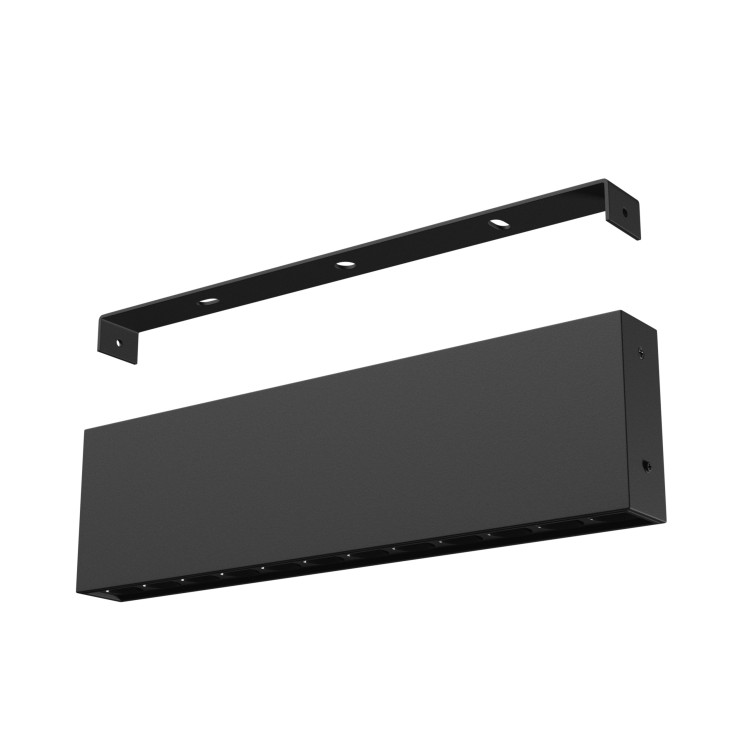 GRID S Oprawa natynkowa 12W CCT 230V 40st IP20 222x26x60mm czarny 5 Lat Gwarancji WLD+20014_CCT SPECTRUM LED