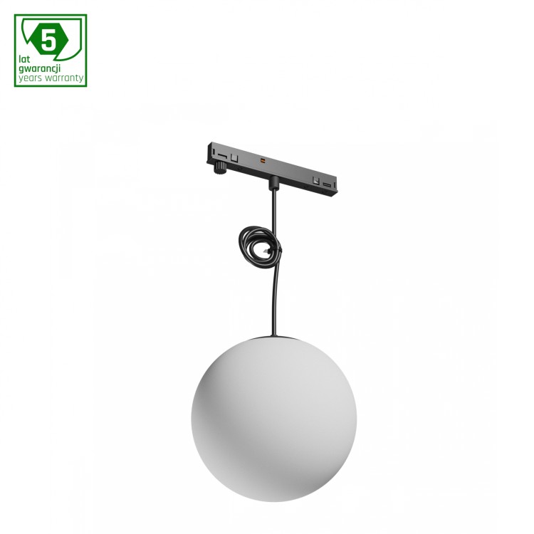 SYSTEM SHIFT NANO - GLOBE P Oprawa kula zwis 100+1000mm Kabel 7W czarny 5 Lat Gwarancji WLD+80019 WOJNAROWSKI Lighting