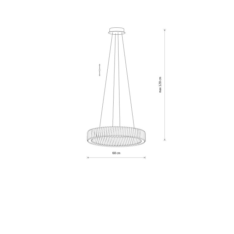 LUXORA LED 11705 Nowodvorski Lighting Lampa sufitowa Żyrandol Inspiracje Premium