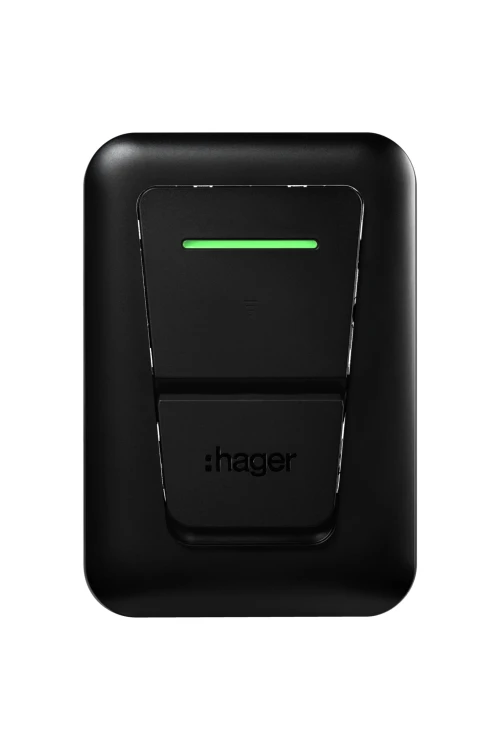 EVCS Stacja ładowania witty one 1x11kW 3f RFID Bluetooth z gniazdem T2 XVR111S Hager do samochodu elektrycznego stacjonarna 3-fazowa dla pojazdów aut samochodów elektrycznych montaż ścienny lub na stojaku