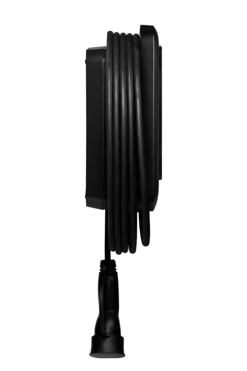 EVCS Stacja ładowania witty one 1x11kW 3f RFID Bluetooth z kablem 6,5m T2 XVR111C Hager do samochodu elektrycznego stacjonarna 3-fazowa dla pojazdów aut samochodów elektrycznych montaż ścienny lub na stojaku