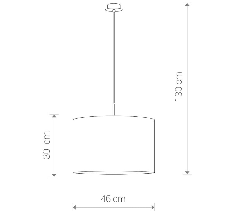 Lampa sufitowa Loft ALICE GOLD I L 4961 NOWODVORSKI Lighting E27 nowoczesna wisząca oświetleniowa Industrialna abażur tkanina zwis żyrandol czarno-złoty czarna złota metal nad stół blat wyspę Inspiracje Premium