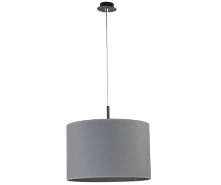 Lampa sufitowa Loft ALICE GRAY I L 6816 NOWODVORSKI Lighting E27 nowoczesna wisząca oświetleniowa Industrialna abażur tkanina zwis żyrandol szary szara nad stół blat wyspę Inspiracje Premium