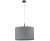 Lampa sufitowa Loft ALICE GRAY I L 6816 NOWODVORSKI Lighting E27 nowoczesna wisząca oświetleniowa Industrialna abażur tkanina zwis żyrandol szary szara nad stół blat wyspę Inspiracje Premium