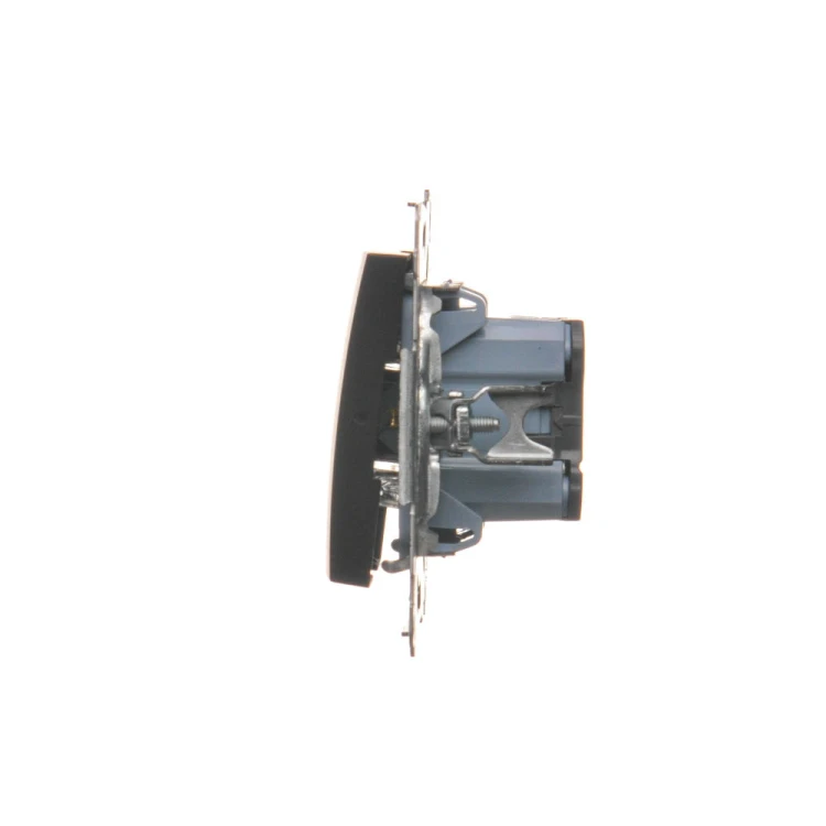 Łącznik jednobiegunowy z podświetleniem LED Simon 54 DW1AL.01/49 Kontakt-Simon czarny mat