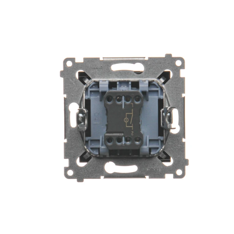 Łącznik jednobiegunowy z podświetleniem LED Simon 54 DW1AL.01/49 Kontakt-Simon czarny mat