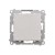 Przycisk pojedynczy rozwierny bez piktogramu Simon 55 TPR1.01/143 Kontakt-Simon aluminium mat