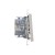Przycisk pojedynczy rozwierny bez piktogramu Simon 55 TPR1.01/143 Kontakt-Simon aluminium mat