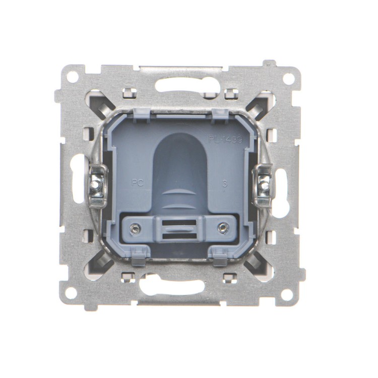 Wyjście kablowe Simon 55 TPK1.01/143 Kontakt-Simon aluminium mat