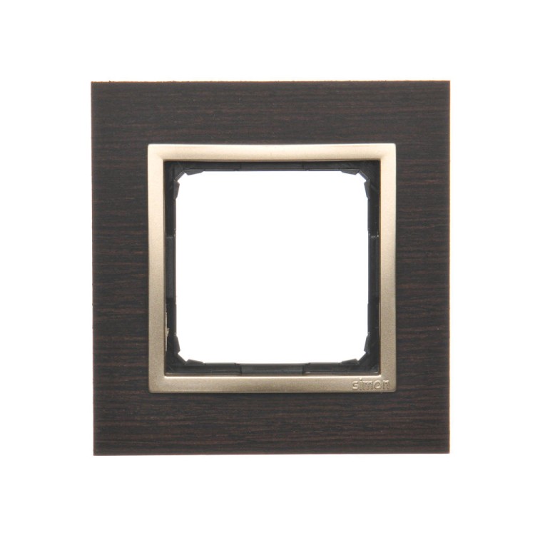 Ramka 1-krotna drewniana Simon 54 Nature DRN1/85 Kontakt-Simon złote wenge