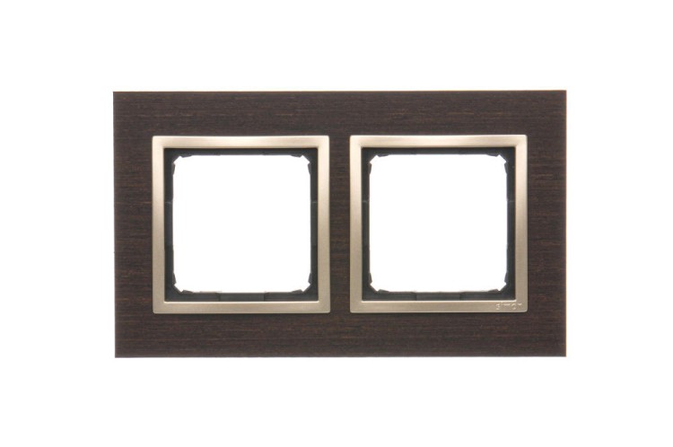 Ramka 2- krotna drewniana Simon 54 Nature DRN2/85 Kontakt-Simon złote wenge