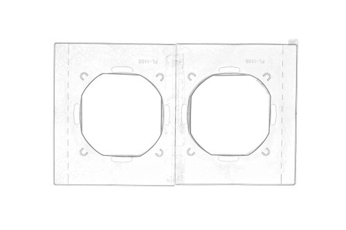 Zestaw uszczelek IP44 do ramki 2-krotnej Simon 54 Nature DUN2 Kontakt-Simon