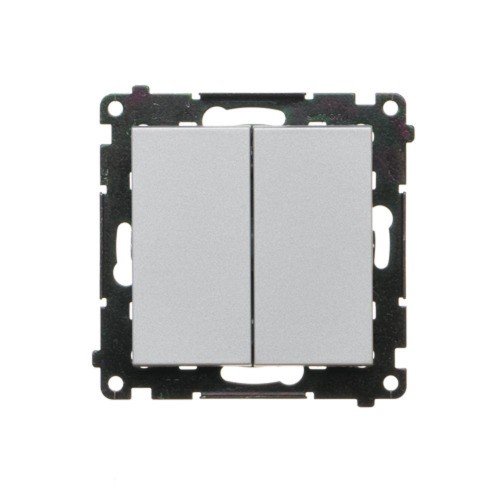 Przycisk poczwórny Simon 55 TP4.01/143 Kontakt-Simon aluminium mat