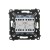 Przycisk poczwórny Simon 55 TP4.01/143 Kontakt-Simon aluminium mat