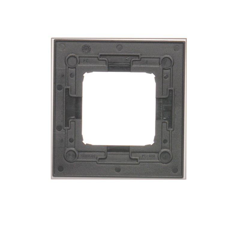 Ramka 1- krotna metalowa Simon 54 Nature DRN1/77 Kontakt-Simon Inox klasyczny
