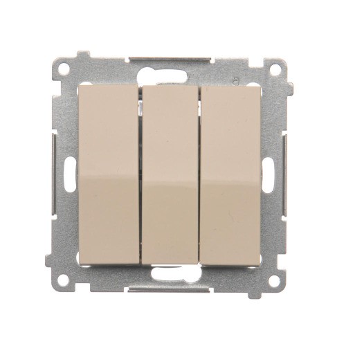 Łącznik potrójny Simon 54 DW31.01/41 Kontakt-Simon kremowy
