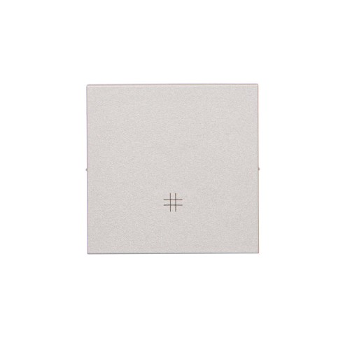 Klawisz pojedynczy do łączników i przycisków Simon 55 TKW7/143 Kontakt-Simon aluminium mat
