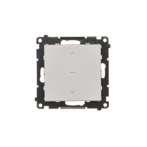 Przycisk żaluzjowy pojedynczy Simon 55 TZP1K.01/143 Kontakt-Simon aluminium mat