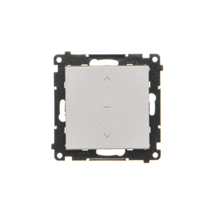 Przycisk żaluzjowy pojedynczy Simon 55 TZP1K.01/143 Kontakt-Simon aluminium mat