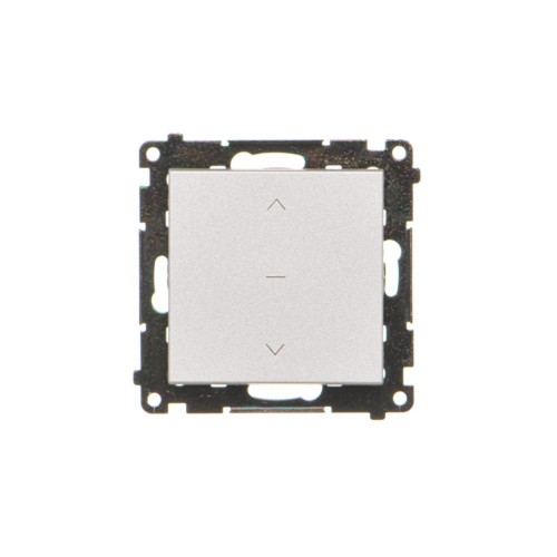 Łącznik żaluzjowy pojedynczy trójpozycyjny (1-0-2) Simon 55 TZW1K.01/143 Kontakt-Simon aluminium mat