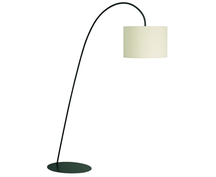 Lampa stojąca podłogowa Loft ALICE ECRU L 3457 NOWODVORSKI Lighting E27 nowoczesna lampa oświetleniowa Industrialna abażur tkanina ecru metal Inspiracje Premium