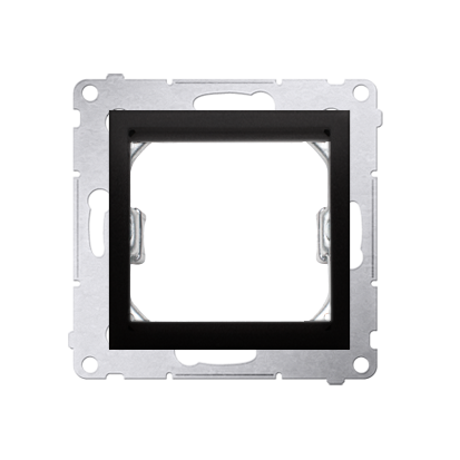 Adapter (przejściówka) na osprzęt standardu 45×45 mm Simon 54 DA45.01/49 Kontakt-Simon czarny mat