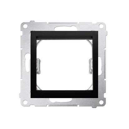 Adapter (przejściówka) na osprzęt standardu 45×45 mm Simon 54 DA45.01/49 Kontakt-Simon czarny mat
