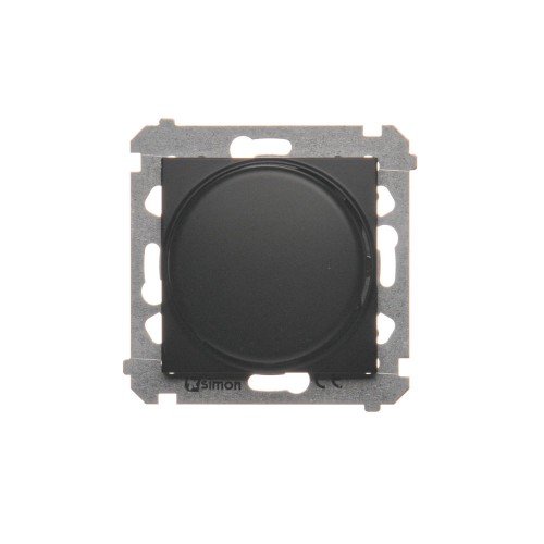 Ściemniacz naciskowo-obrotowy Simon 54 DS9T.01/49 Kontakt-Simon czarny mat