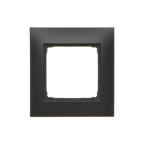 Ramka 1- krotna Simon 54 Premium DR1/49 Kontakt-Simon czarny mat