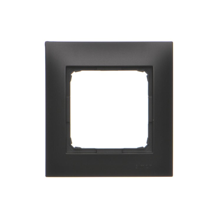 Ramka 1- krotna Simon 54 Premium DR1/49 Kontakt-Simon czarny mat