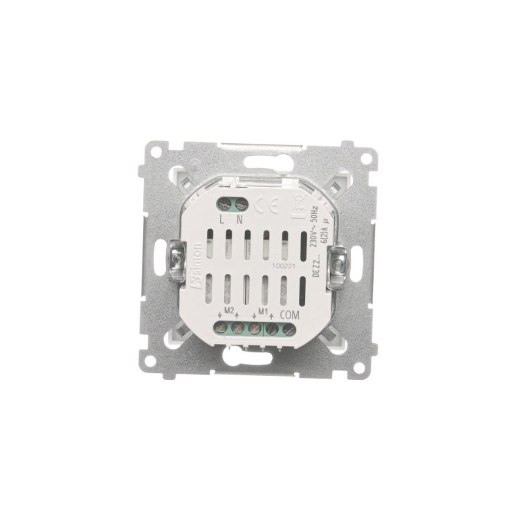 Łącznik / przycisk roletowy podwójny elektroniczny Simon 54 DEZ2.01/11 Kontakt-Simon biały