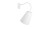 Lampa ścienna kinkiet regulowana Loft FLEX SHADE WHITE I KINKIET 9764 NOWODVORSKI Lighting E27 nowoczesna oświetleniowa Industrialna z wyłącznikiem abażur tkanina biała biały metal giętka elastyczna Inspiracje Premium - Outlet