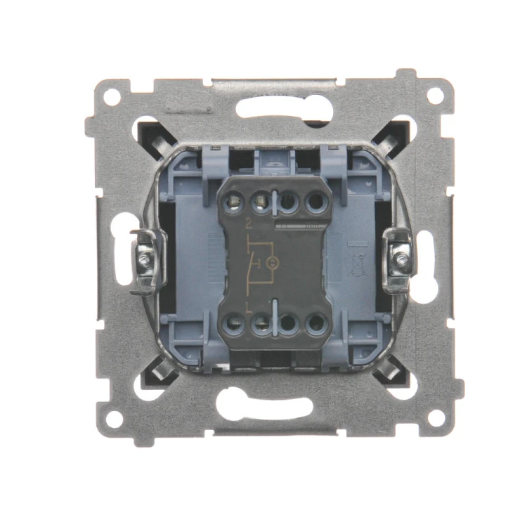 Przycisk "światło" z podświetleniem LED Simon 54 DS1AL.01/48 Kontakt-Simon antracyt, metalizowany