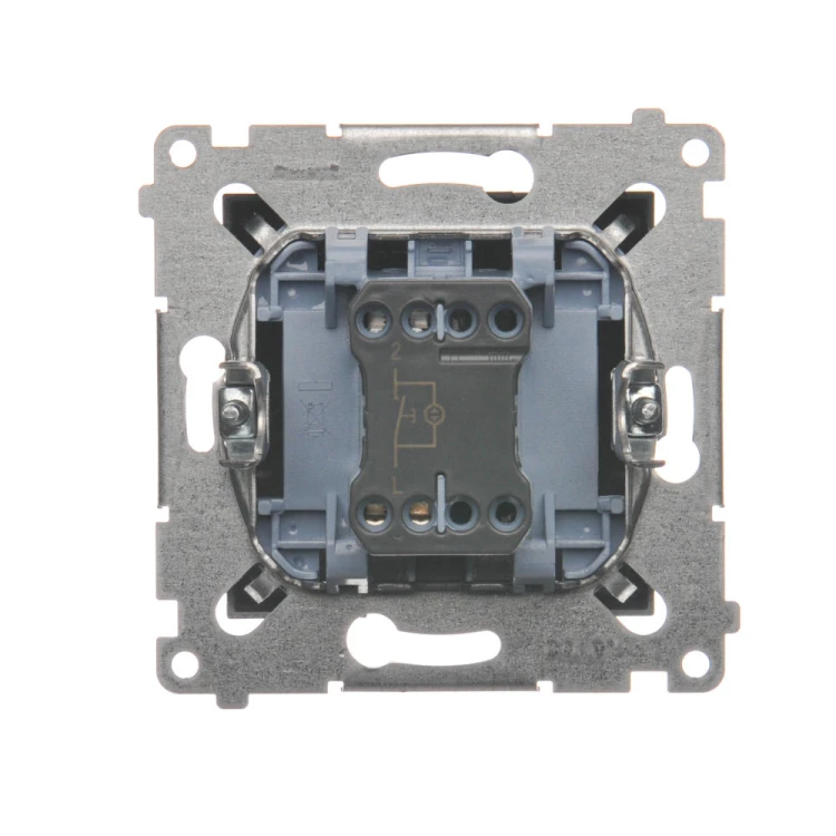 Przycisk "dzwonek" z podświetleniem LED Simon 54 DD1AL.01/48 Kontakt-Simon antracyt, metalizowany