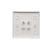 Klawisz pojedynczy do łączników i przycisków Simon 55 TKW6/143 Kontakt-Simon aluminium mat