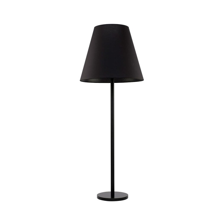 Lampa podłogowa Loft MOSS FL BLACK 9736 NOWODVORSKI Lighting 3xE27 nowoczesna oświetleniowa stojąca Industrialna abażur tkanina czarny metal Inspiracje Premium