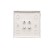 Klawisz pojedynczy do łączników i przycisków Simon 55 TKW6/144 Kontakt-Simon szampański mat