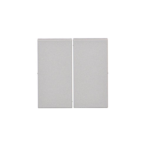 Klawisz podwójny do łączników i przycisków Simon 55 TKW6/2/X/143 Kontakt-Simon aluminium mat