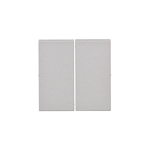 Klawisz podwójny do łączników i przycisków Simon 55 TKW6/2/X/143 Kontakt-Simon aluminium mat