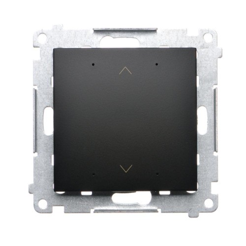 Sterownik lokalny roletowy Simon 54 DEZ1L.01/49 Kontakt-Simon czarny mat