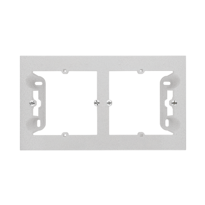 Puszka natynkowa 2-krotna Simon 55 TPN2/143 Kontakt-Simon aluminium mat