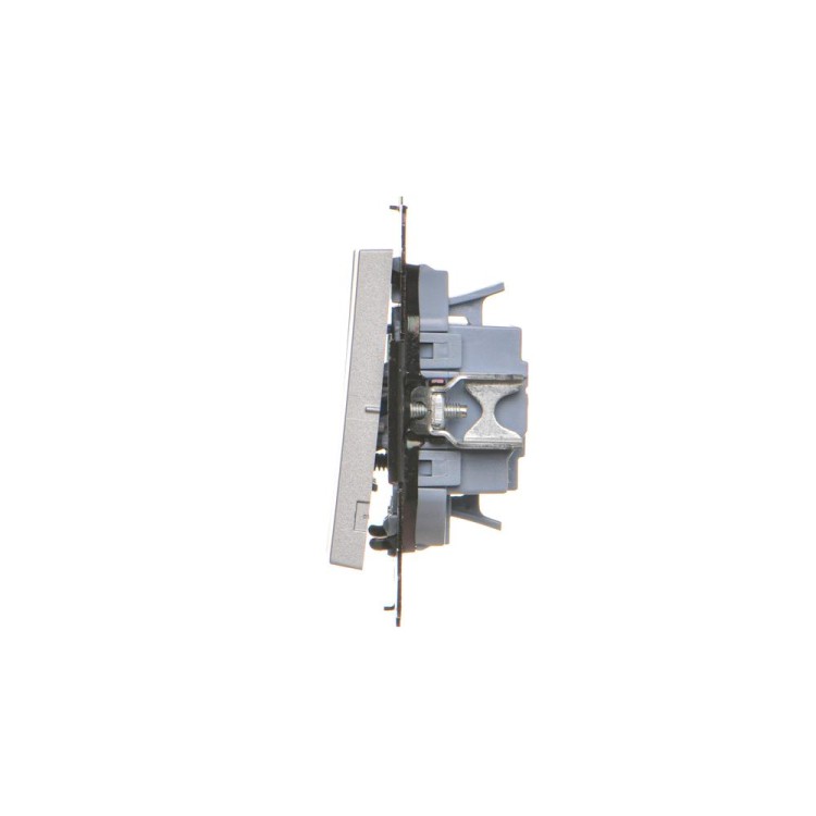 Przycisk potrójny zwierny Simon 55 TP31.01/143 Kontakt-Simon aluminium mat