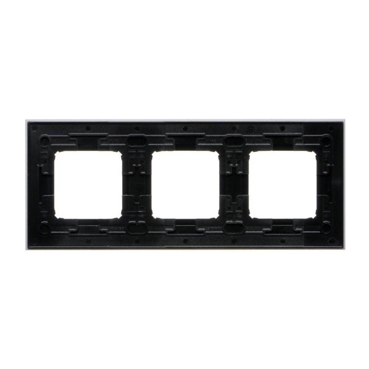 Ramka 3- krotna metalowa Simon 54 Nature DRN3/82 Kontakt-Simon inox nero