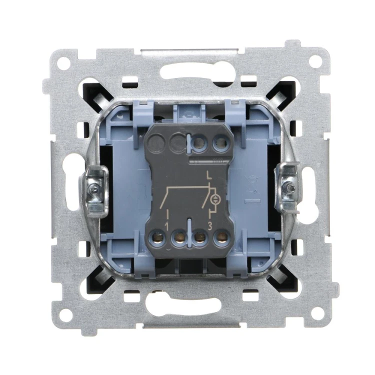 Łącznik świecznikowy z podświetleniem LED do wersji IP44 Simon 54 DW5ABL.01/49 Kontakt-Simon czarny mat