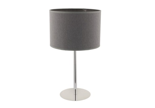 Lampa stojąca biurkowa Loft HOTEL GRAY BIURKOWA 9301 NOWODVORSKI Lighting E27 nowoczesna stołowa oświetleniowa Industrialna abażur tkanina szary szara metal idealna do hotelu salonu sypialni Inspiracje Premium