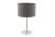Lampa stojąca biurkowa Loft HOTEL GRAY BIURKOWA 9301 NOWODVORSKI Lighting E27 nowoczesna stołowa oświetleniowa Industrialna abażur tkanina szary szara metal idealna do hotelu salonu sypialni Inspiracje Premium