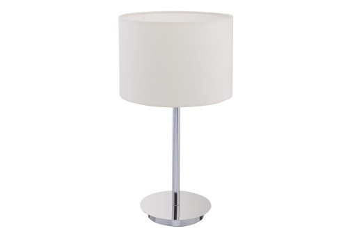 Lampa stojąca nocna Loft HOTEL ECRU BIURKOWA 8982 NOWODVORSKI Lighting E27 nowoczesna stołowa oświetleniowa Industrialna abażur tkanina ecru metal idealna do hotelu salonu sypialni Inspiracje Premium